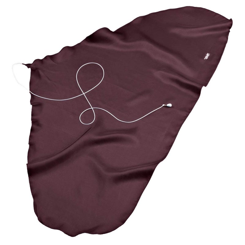 Hodge Silk Tenor Saxophone Swab, Burgundy - Image 1